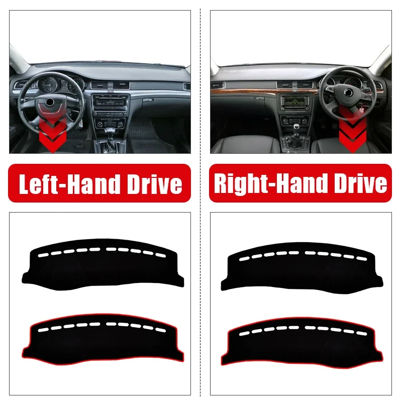 Накладка на приборную панель автомобиля для Skoda Superb 2 B6 3T 2009 2010 2011 2012 2013 2014 2015