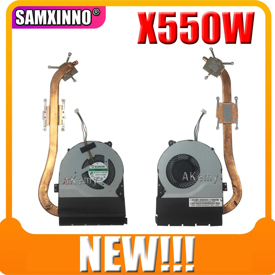 

NEw For Asus X550W X552W X550WE X550WA K552 D552 K552W D552W CPU Cooling Fan Heatsink Radiator