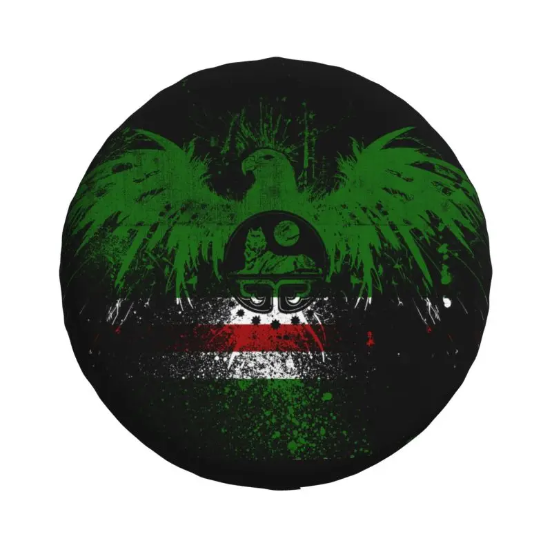 Крышка запасной шины под заказ с чеченским флагом для Toyota RAV4 Prado Chechnya Power 4WD 4x4