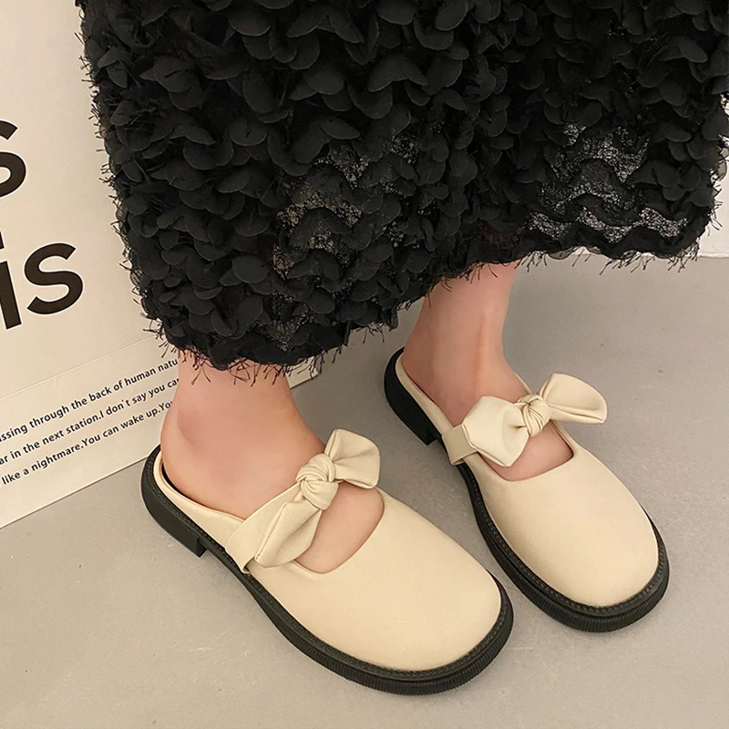 Женские полутапочки новинка 224 лето на открытом воздухе 0 Fairy Wear полузавернутые