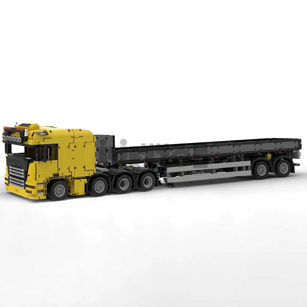 

MOC daltec trailer is suitable for Scania Head Boy Gift splicing building block technology