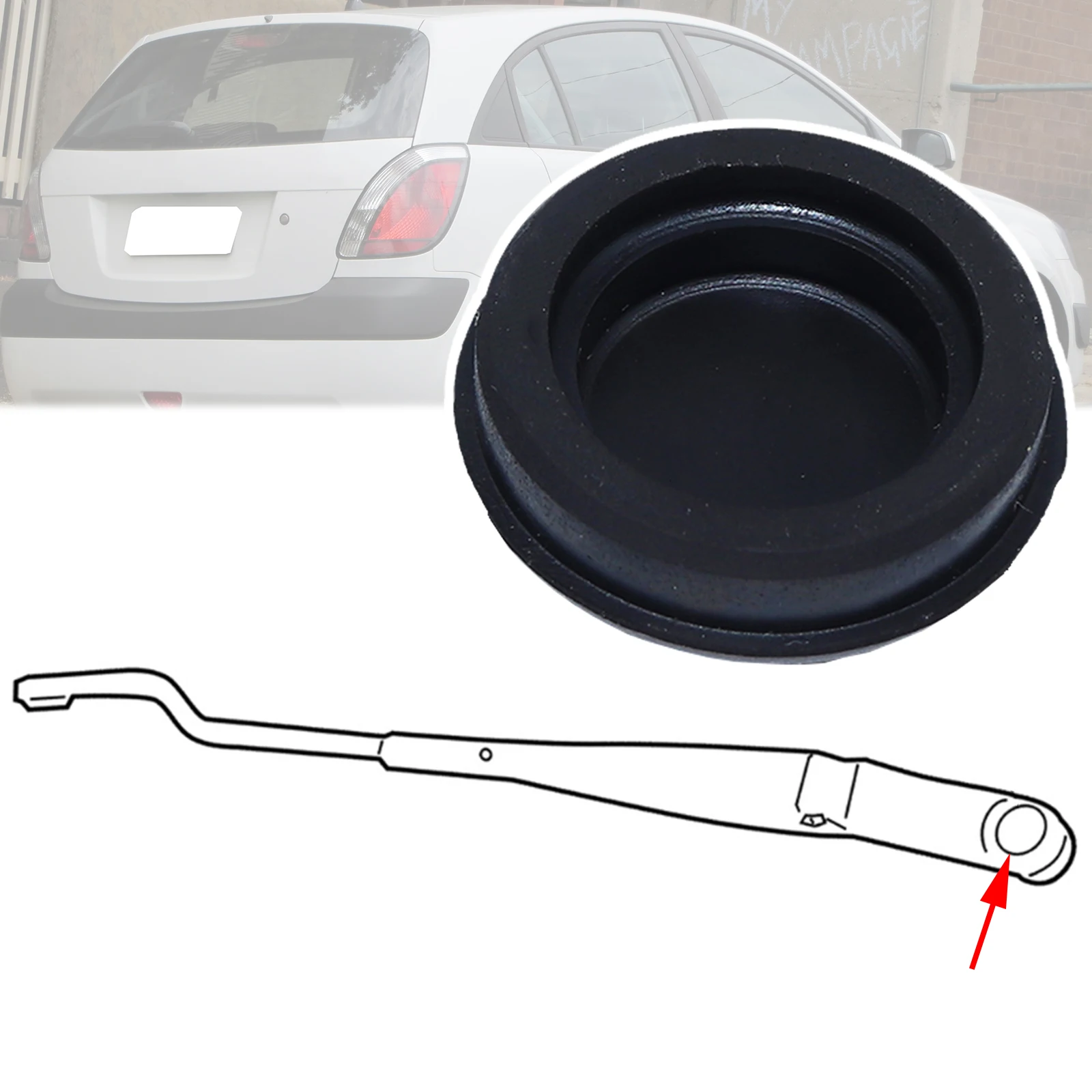 Щетка стеклоочистителя переднего лобового стекла автомобиля крышка качающегося