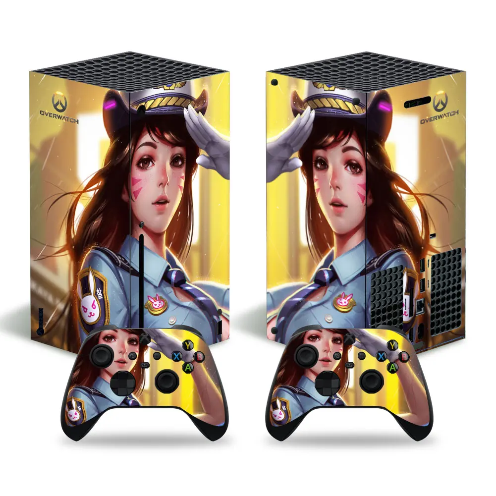 Overwatch Girls 4099 x наклейка из серии Xbox Обложка XSX Skin 1 консоль и 2 контроллера винила