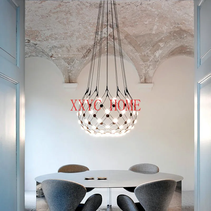 Люстра для итальянской виллы дизайнерская пустая лампа в мягком дуплексном