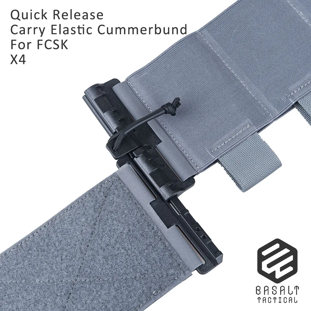 

Tactical Basalt Two Size Fcsk Lv119 FCPC Elastic Tactical Vest Quick Release Waist Seal