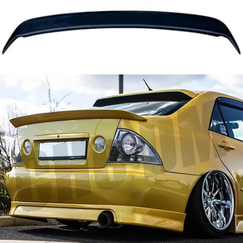 IS200 модифицированный TRD стиль черный/настоящее углеродное волокно задний