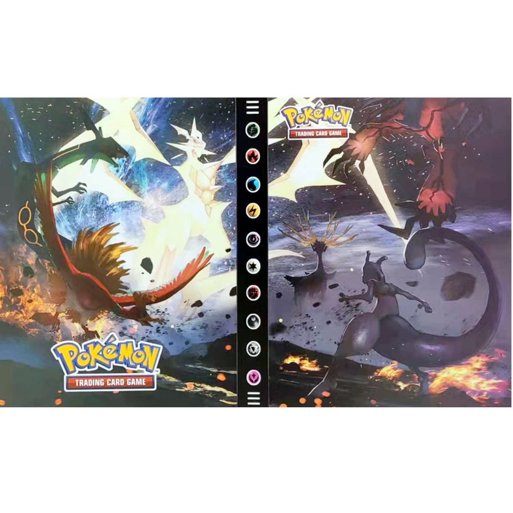 

New 240 Piece Card Map Collection Binder Pokemon Album Book Pokemon Holder Game Card Loading List Folder Kids Birthday