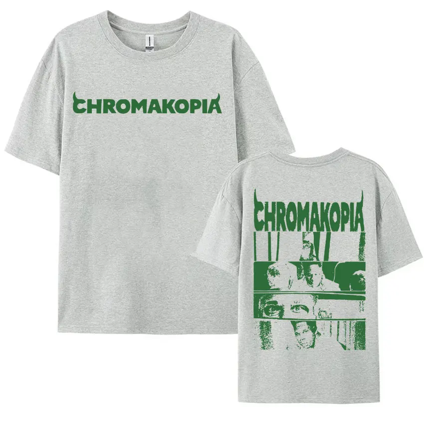 Tyler The Creator Chromakopia Album Tour Tshirts Men Women Casual O-Neck Short Sleeve T-shirt Oversized 100% Cotton T Shirt Tops