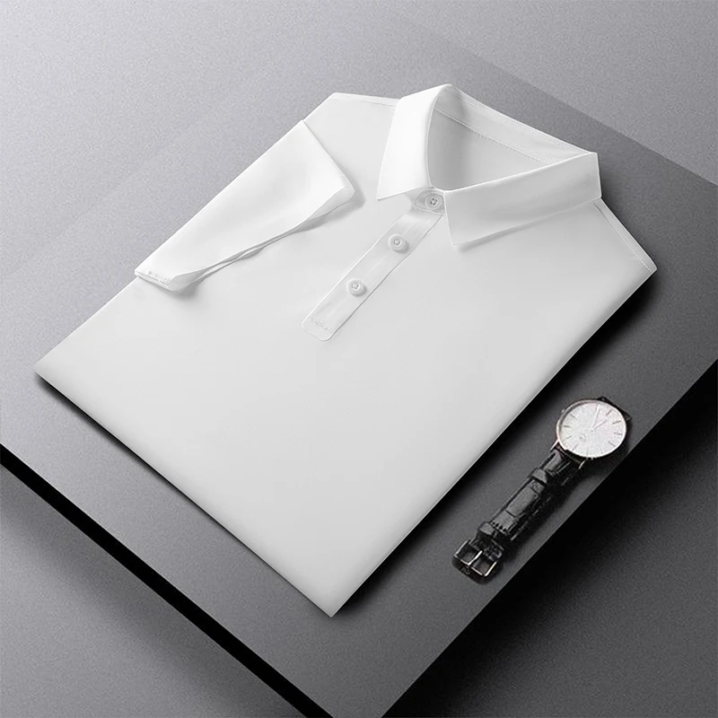 

polo t shirt for men Breathable Brand Polo Shirts Men's Clothing Summer Tops Short Sleeve Casual Cotton Luxury Quality Fashion C