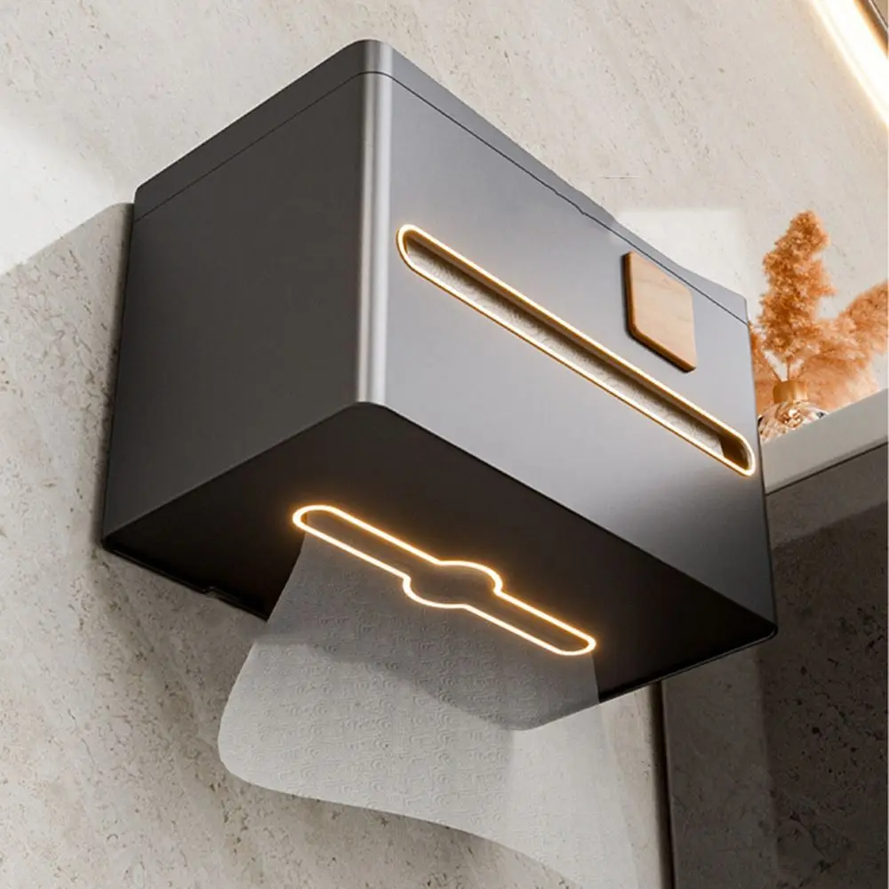 Пластиковая настенная коробка для салфеток большая вместительная