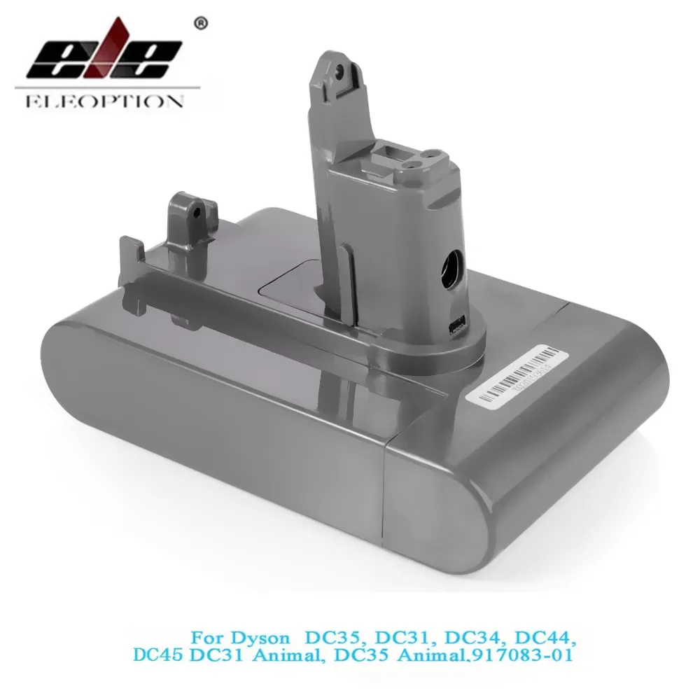 

22.2V 4000mAh ( Only Fit Type B ) Li-ion Vacuum Battery for Dyson DC35, DC45 DC31, DC34, DC44, DC31 Animal, & 2.5mAh and 3.0