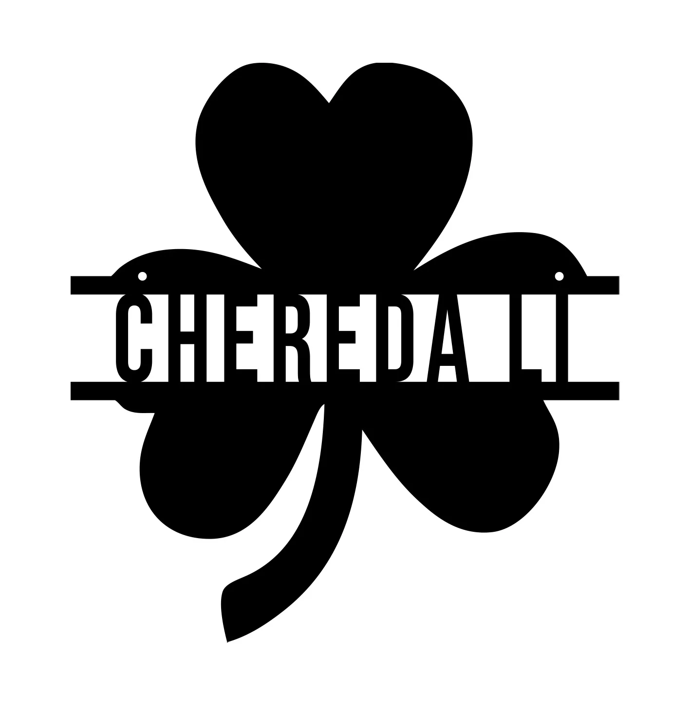 Изготовленная на заказ металлическая вывеска день Святого Патрика в виде