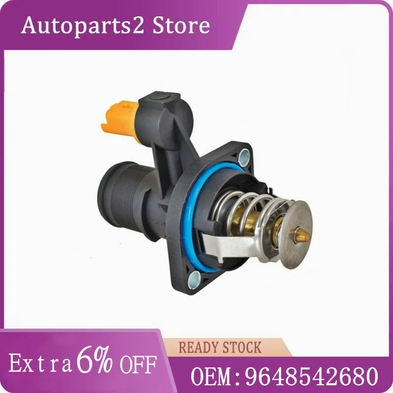 

9648542680 1338E4 1338.E4 Корпус термостата охлаждающей жидкости двигателя автомобиля для Peugeot 307 407 CITROEN C4 C5