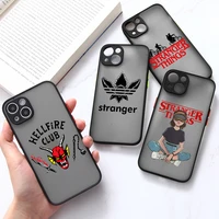 hellfire club stranger things 4phone case for iphone 11 12 13 pro xr x xs max se22 7 8 6plus hard matte back cover shell coque