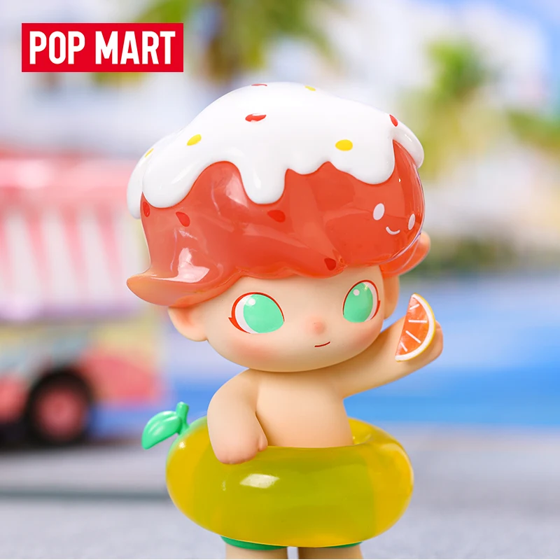 

Popmart Genuine DIMOO Mango Grapefruit Elevator Ornaments Cute Model Kawaii Girls Birthday Surprise Gift Animal Action Figure