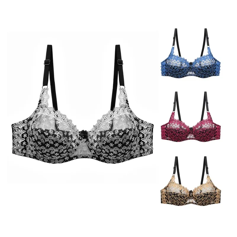 

Новинка, женский бюстгальтер с тонкой чашкой, кружевной бюстгальтер с чашкой пуш-ап, бюстгальтер на косточках с чашкой CD, нижнее белье
