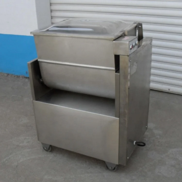 

Multi-function Industrial Double Twist Stuffing Mixer Machine / Stainless Steel Meat Mixer / Pig Meat Mixing Machine