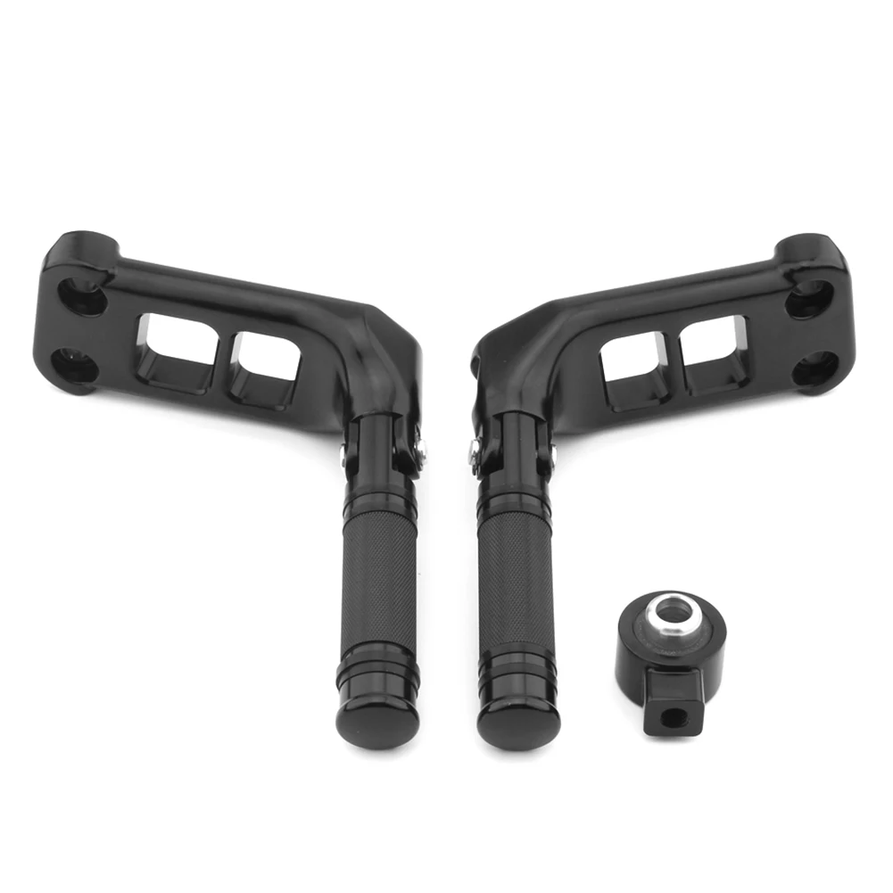 Комплект кронштейна подножки пассажира для Harley-Davidson V-Rod VRSCAW 2007 2008 алюминий черный