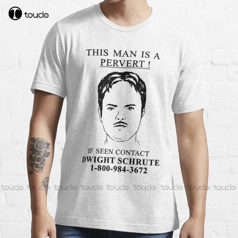

New This Man Is A Pervert The Office Flasher T-Shirt Cotton Tee Shirt S-3Xl Custom Gift Tee Shirt Streetwear All Seasons
