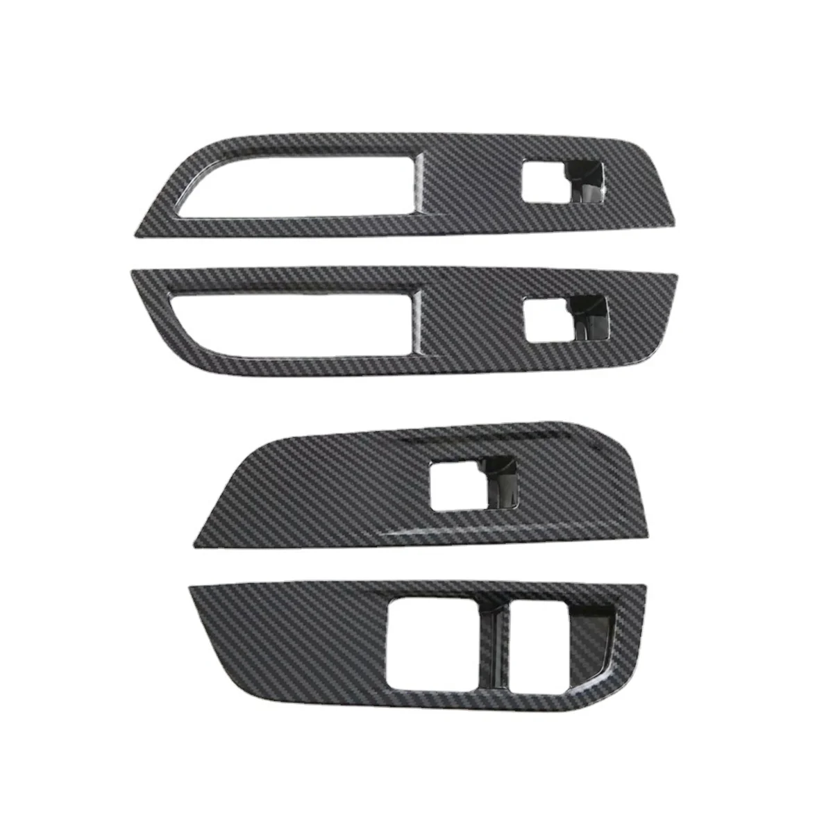 

For MG 4 MG4 EV Mulan 2023 Car Window Control Lift Switch Panel Cover Trim Decoration Accessories - ABS Carbon Fiber