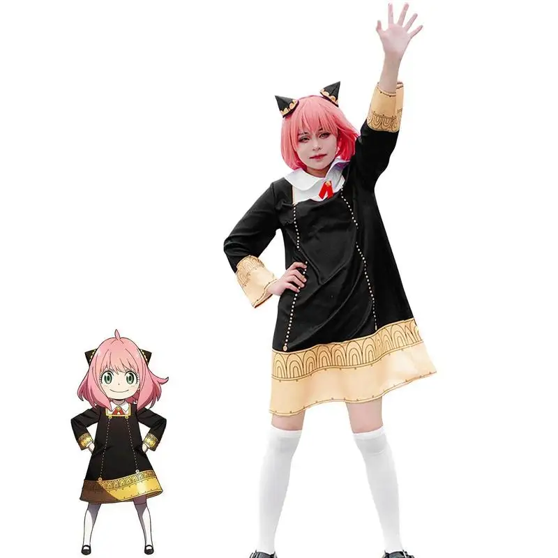 

Halloween Party Uniform Dress Suit For Girls Anime Cosplay Costume Set For Kids 3-12 Years Old Role Play Carnival Themed Parties