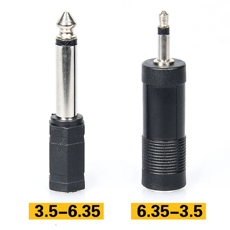 

3.5mm Male To 6.5mm Female Adapter 3.5 Plug To 6.5 Jack Stereo Audio Adaptor