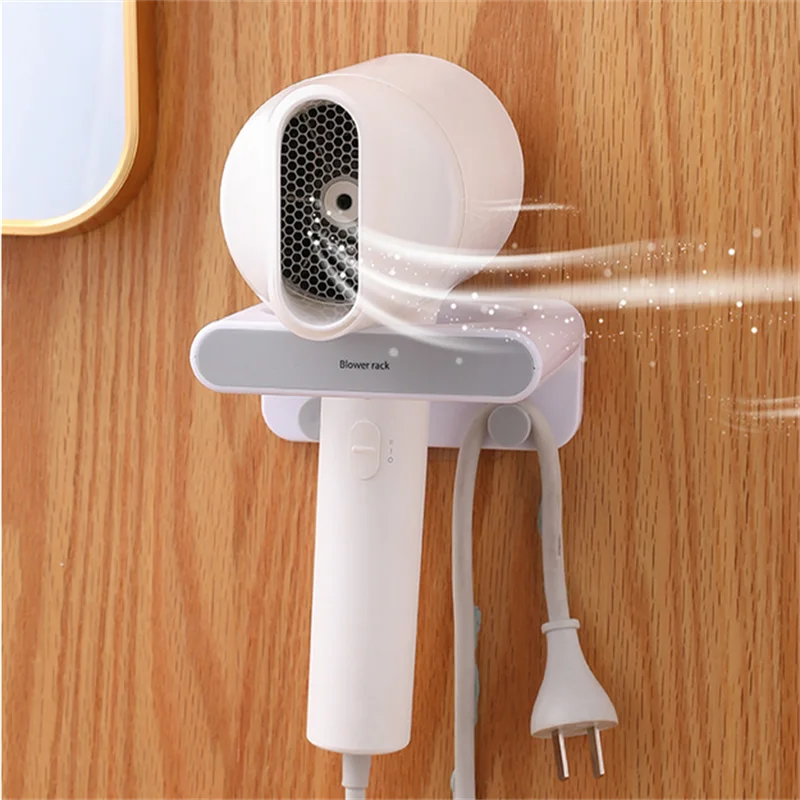 Настенная сушилка для волос держатель салона аксессуары ванной комнаты