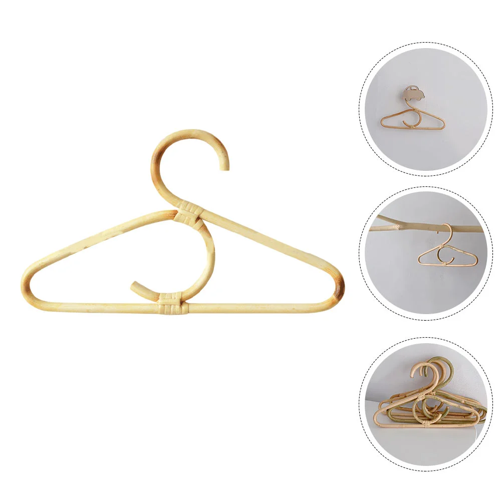 

Hanger Clothing Kids Dress Baby Clothes Newborn Drying Robe Girls Suit Wooden Rattanwall Child Decor Room Hooks Wood
