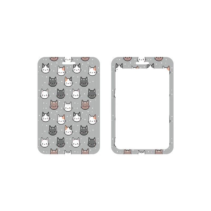 Шнурок D0968 для ключей с мультяшным котом и котенком чехол удостоверения личности