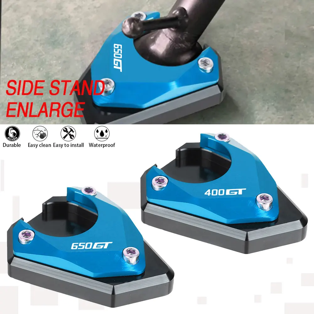 

Motorcycle Side Stand Enlarger Sled Sidestand Foot Pads Support For CFMOTO CF MOTO 650GT 400GT 650 400 GT 2020 2021 2022 2023