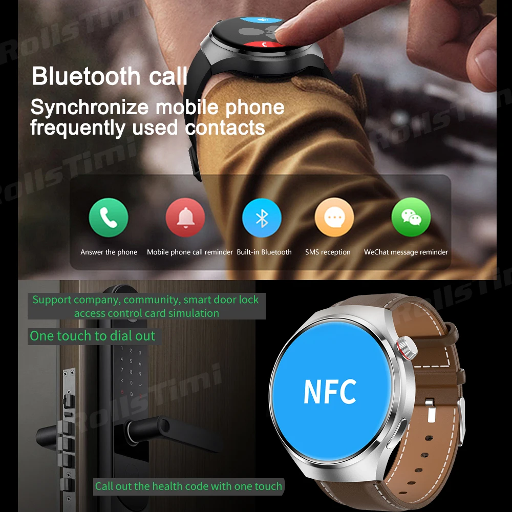 Мужские умные часы Bluetooth вызов 1 53 дюйма HD экран IP68 водонепроницаемые спортивные