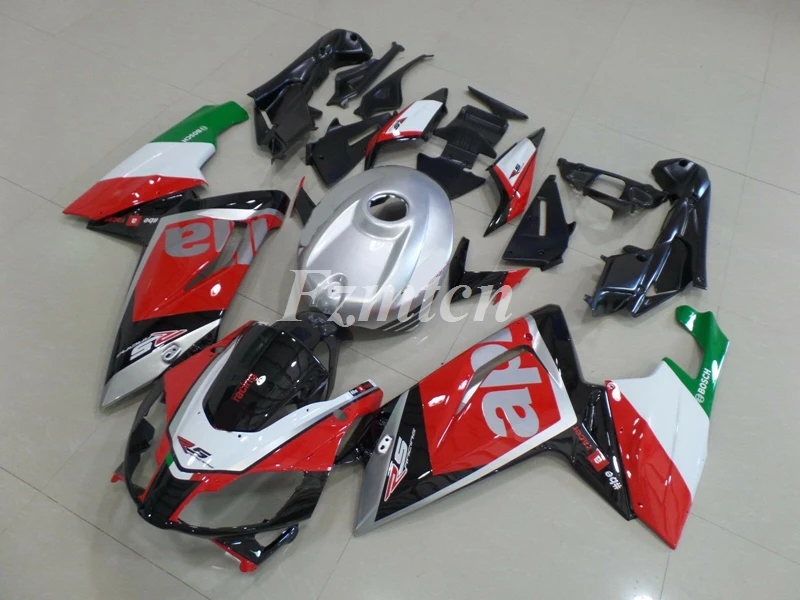 

Новый комплект обтекателей из АБС-пластика, подходит для Aprilia RS4 50 125 RS125 2006 2007 2008 2009 2010 06 07 08 09 10 11, кузов красного и серебристого цвета