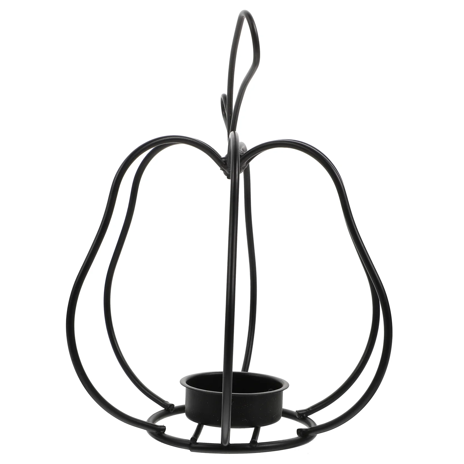 

Apple Holder Retro Home Decor Unique Candlestick Creative Stand Dedicated Candleholder Iron Festival Stylish Shape