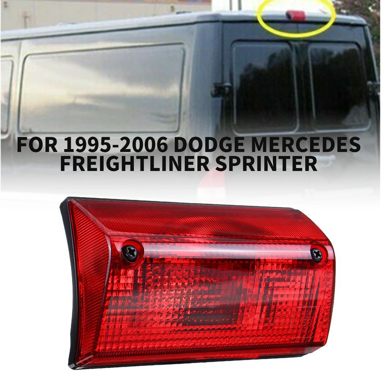 

Dodge Mercedes Freightliner Sprinter 2500 3500 1995-2006 Задняя третья Тормозная лампа высокого уровня