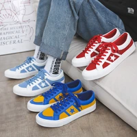 spring new ouyang nana with the same paragraph couple canvas shoes mens shoes star low top tide shoes casual sshoes men