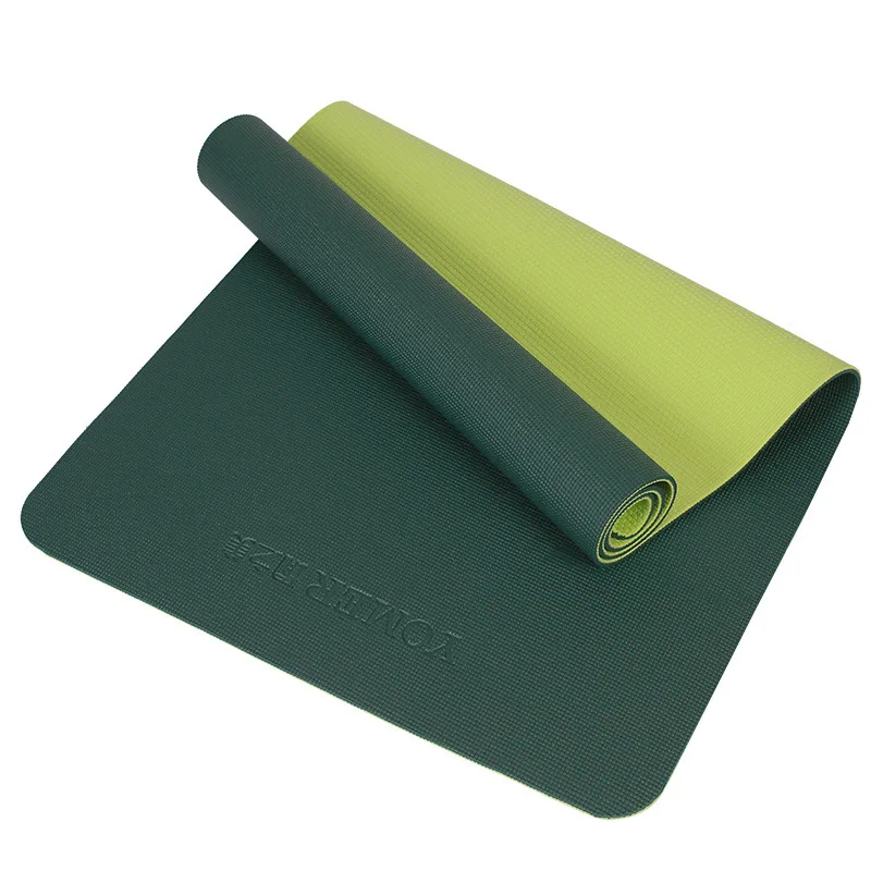 

New PVC yoga mat can be customized for yoga women 10mm widening yoga home fitness