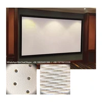120 inch 4k woven at screen acoustic transparent projection screen for projector xy screens sound max4k
