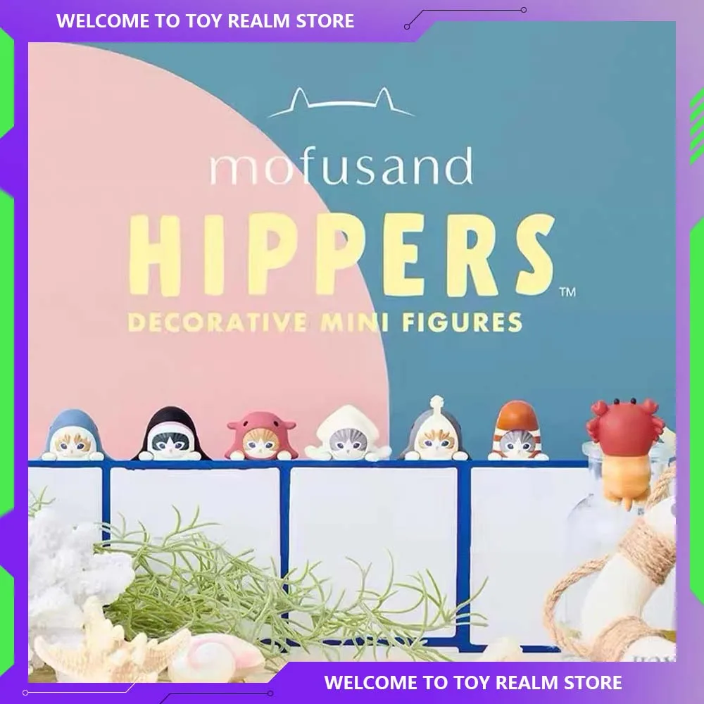 Милый Сонни Ангел PaPa серии Mofusand Hippers слепые коробки Kawaii Sonny Angel фигурки игрушки для