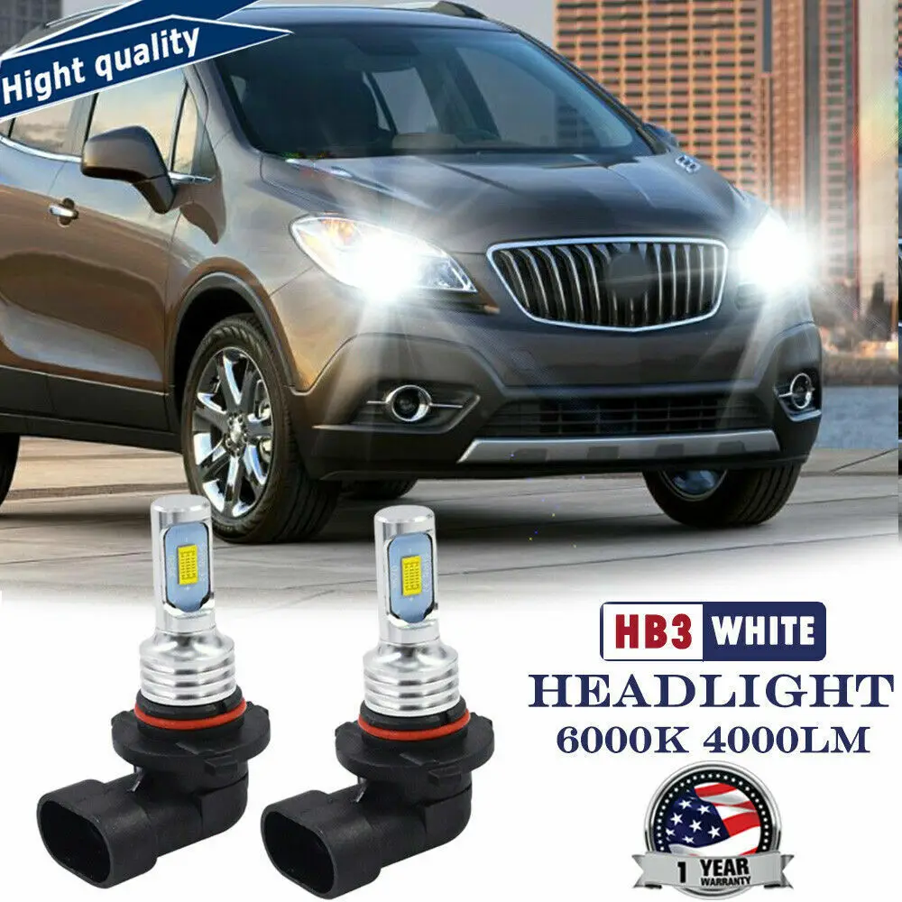 

Автомобильные ксеноновые светодиодный ые светодиодные фары 9005 HB3, 2 шт., комплект для переоборудования фар дальнего света 6000K