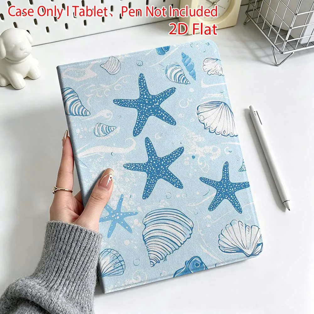 Чехол для планшетов Huawei MediaPad MatePad Honor Pro V6 9 V8 X9 12 X 13.3 SE 11 11.5 дюймов с рисунком синих морских звезд, популярный (art.: 3920db9b3bf69) - 3920db9b3bf69