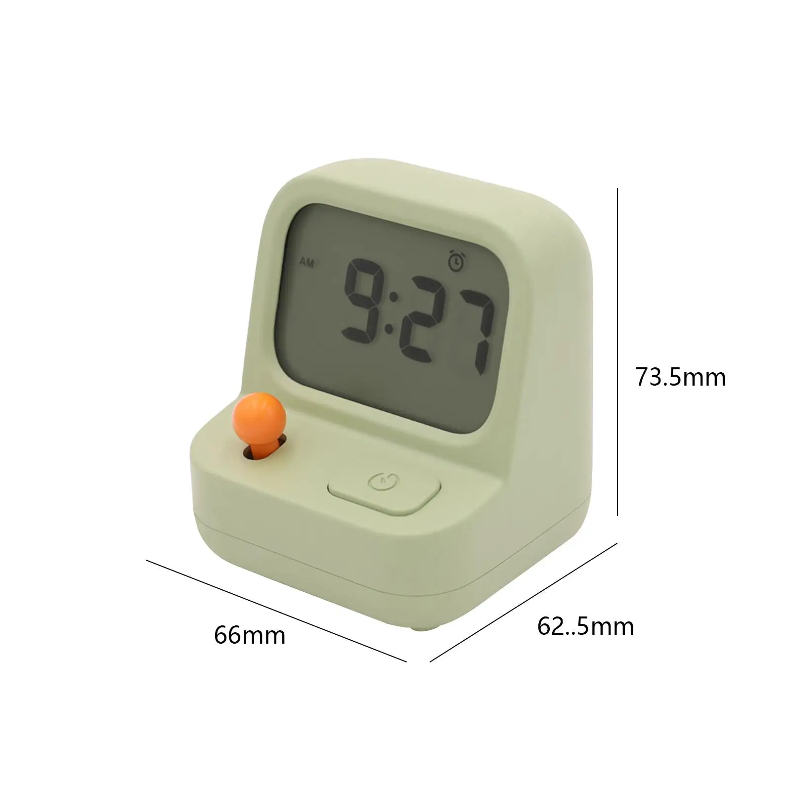 S Silent Non Ticking Creative Digital Clock Snooze Desk Clock For Bedroom Study Room Bedside Nightstand Home Decor
