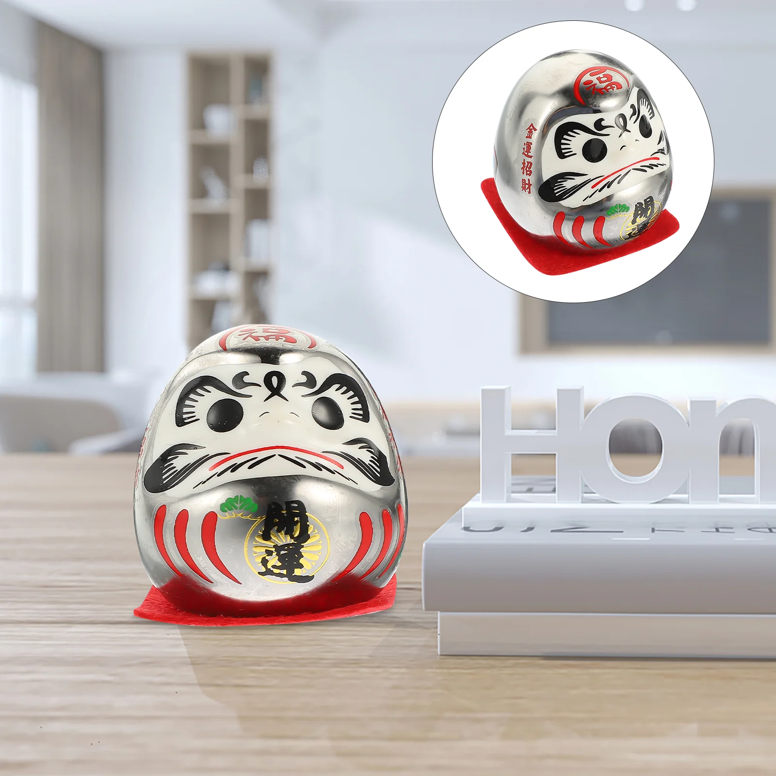 Дхарма Яйца Дарума для автомобиля Игрушечные японские украшения Керамика