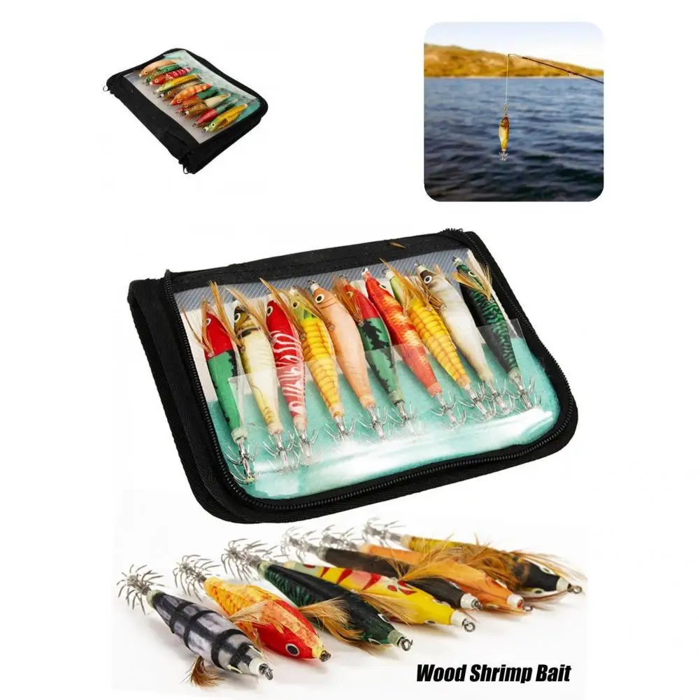 

10 шт./компл. рыболовные приманки, легкая искусственная приманка-креветка, приманка-креветка с искусственной кожей