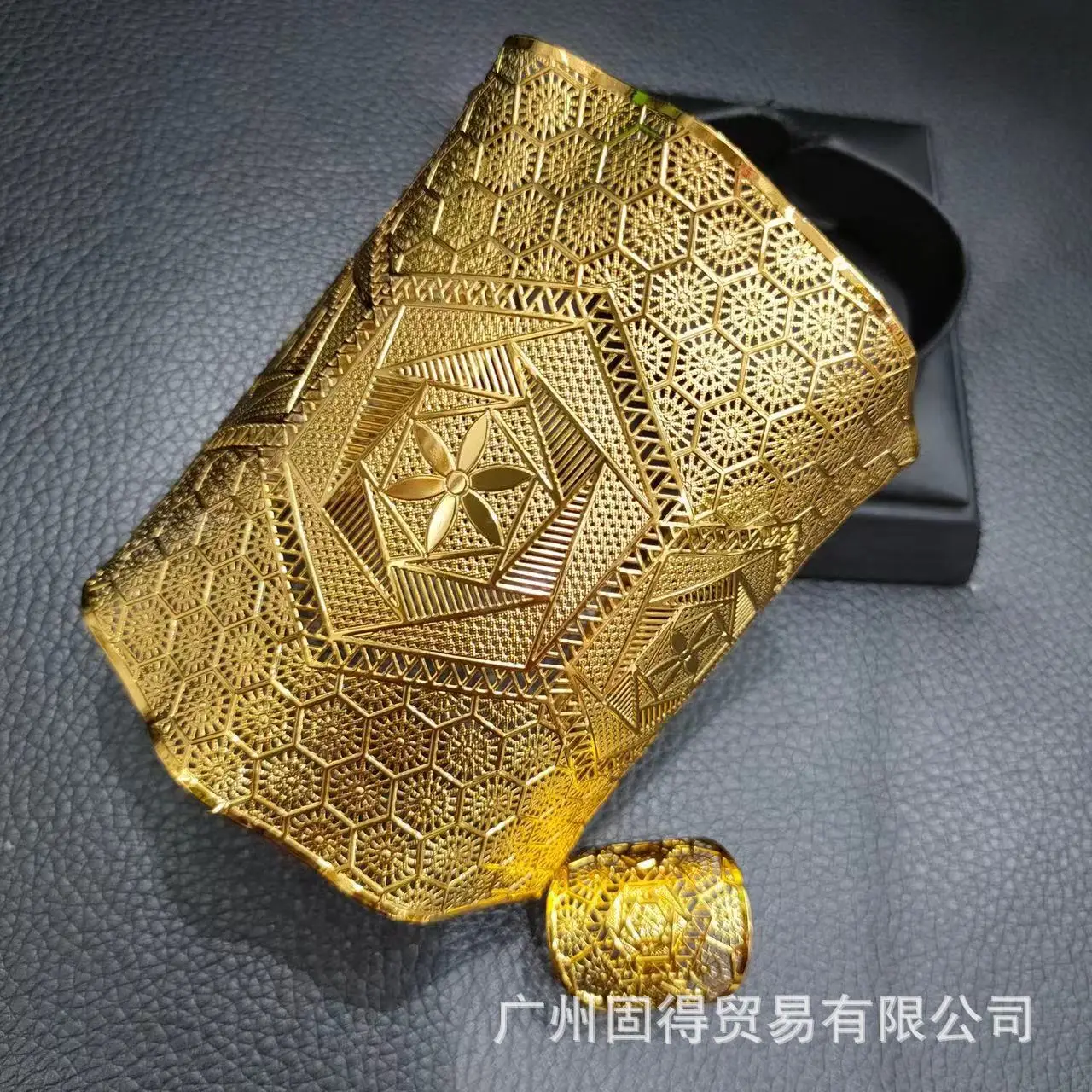 Европейские и американские портреты с полым узором 24k позолоченный Большой