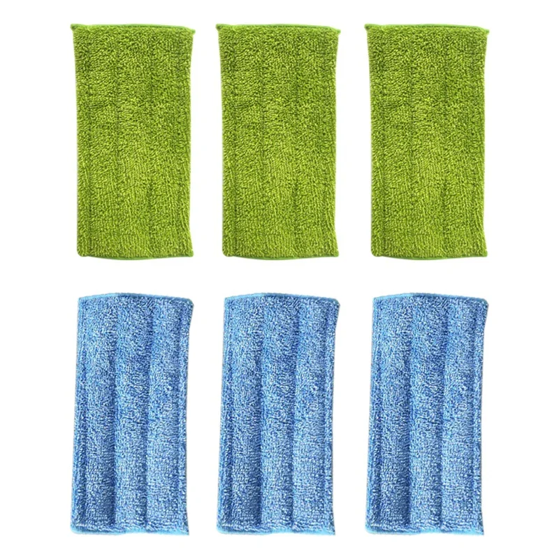 

HOT Dust Cleaning Mop Pads For Swiffer Wetjet Reusable Mopping Head Pads For Swiffer Wetjet Household Sweeper Mop Parts 6Pcs