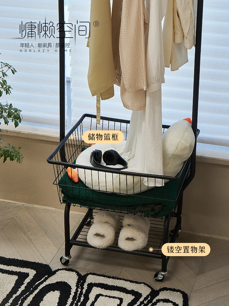 Скандинавская корзина для покупок вешалка пальто домашняя напольная одежды в