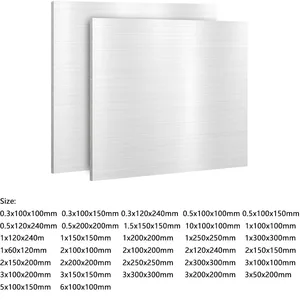 1 piece square aluminum plate 100x150/100x100/150 x150/50x200/120x240 /200x200/250x250/10 0x200/60x120/300x30 0/150x200mm 