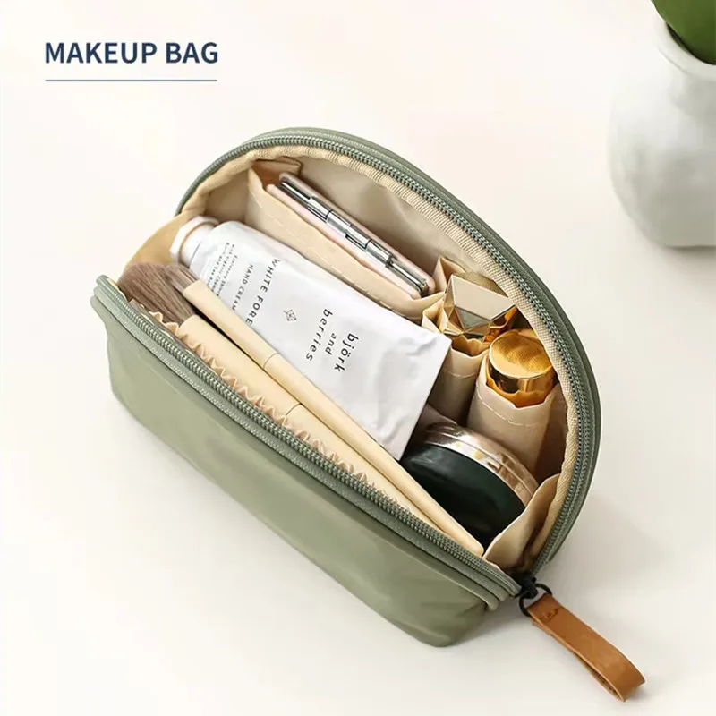 

Waterproof Women Makeup Storage Bags Small Zipper Perfume Lipstick Cosmetic Handbag Travel Outdoor Face Cream Powder Organizer