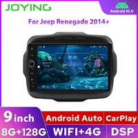 joying 9 inch plug and play android car radio audio dvd autoradio 1din video player navigaion gps camera for jeep renegade 2014