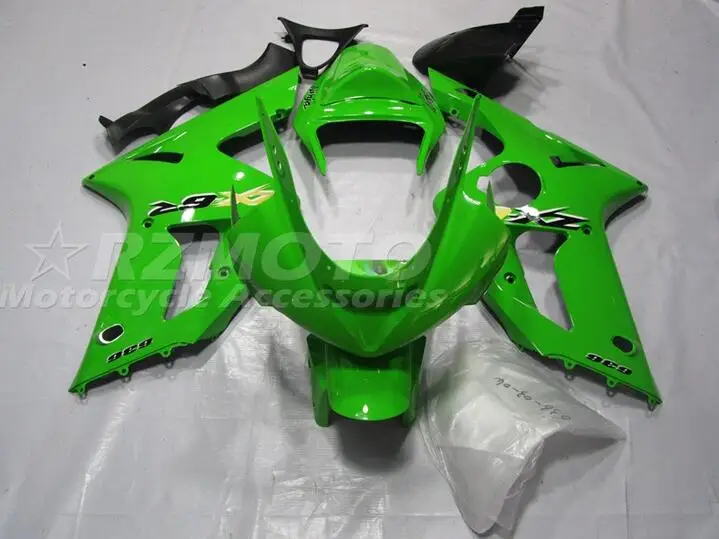 

New ABS Motorcycle Fairings Kit Fit For Kawasaki Ninja ZX-6R ZX6R 636 2003 2004 03 04 Bodywork Set Custom Black Green